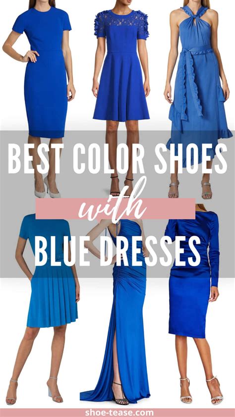 best color for blue dress.